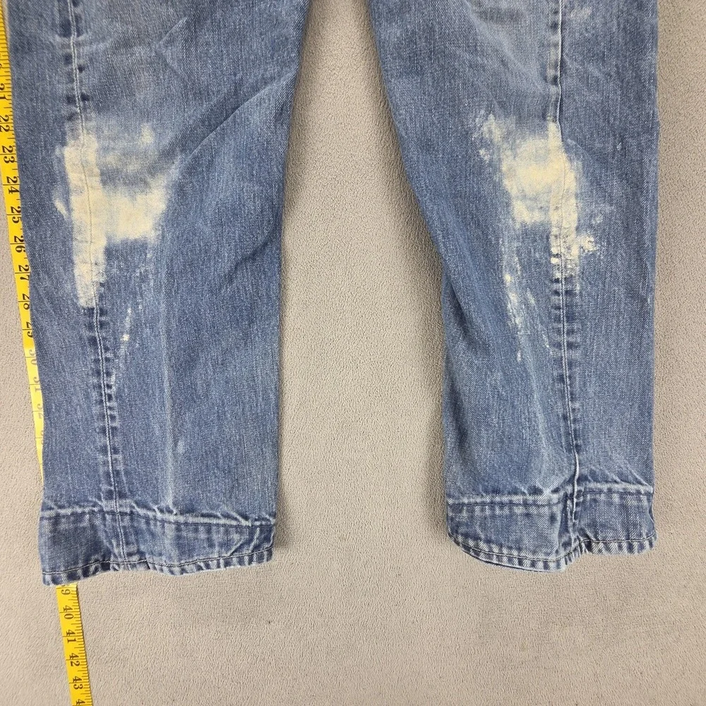 Vintage Levis Engineered Jeans Mens Blue Twisted Button Fly Med Wash Fits 28x32